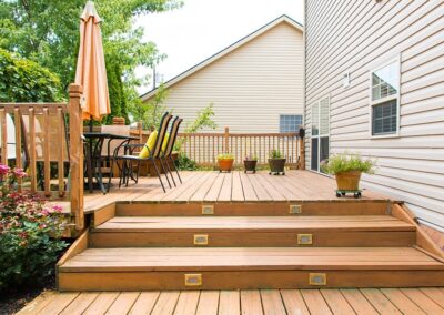 residential deck installed