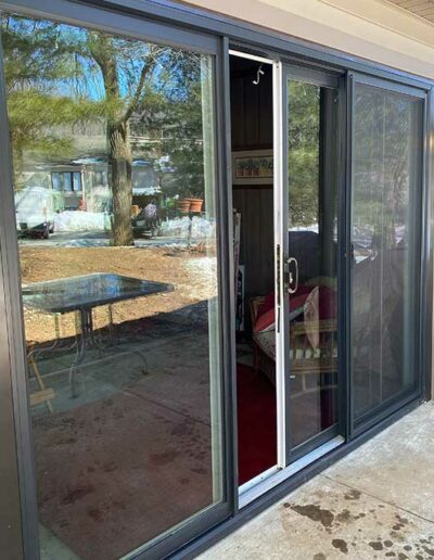 Sliding glass door installation